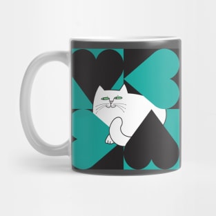 Love white cats! Mug